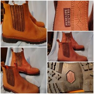 Penelope Chilvers Tan Leather Chelsea Boots